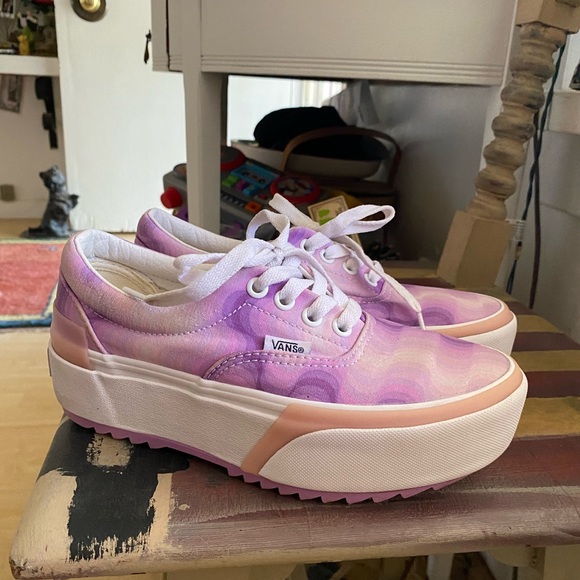 platform purple vans